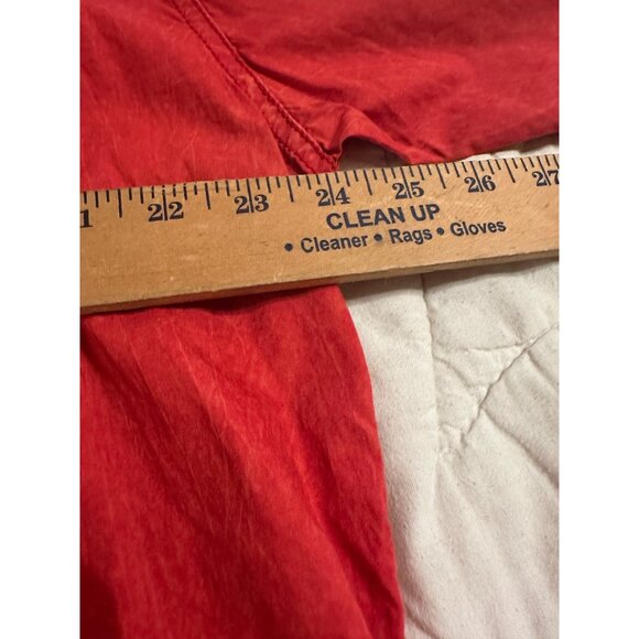 VTG Cowboy Up Embroidered Cotton Woven Snap buttons Mens L shirt flipp cuffs - Picture 10 of 16